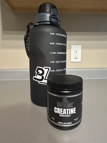 Customer photo review of CREATINE MONOHYDRATE