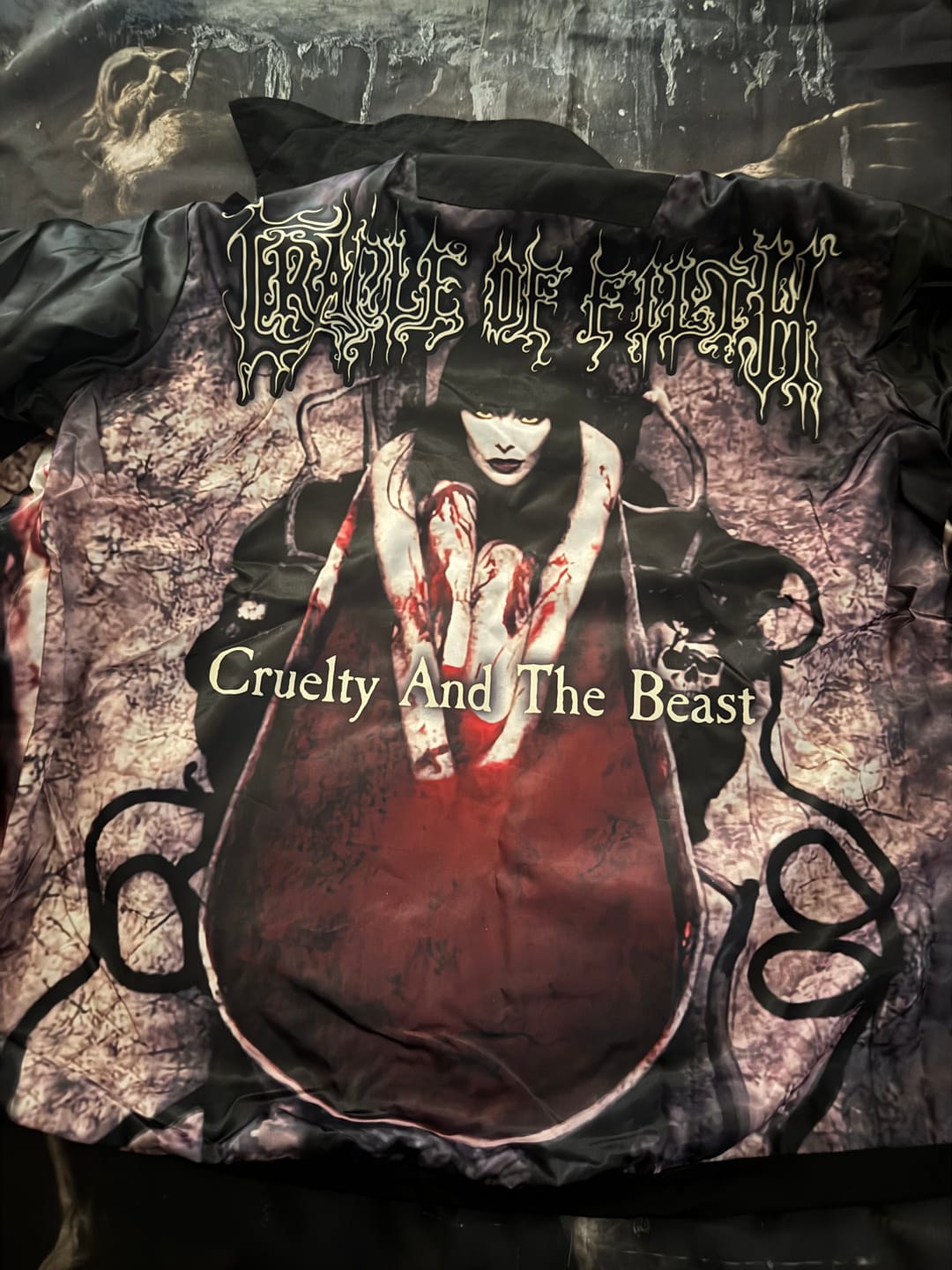 Customer photo review of Cradle Of Filth - Cruelty And The Beast - Windbreaker
