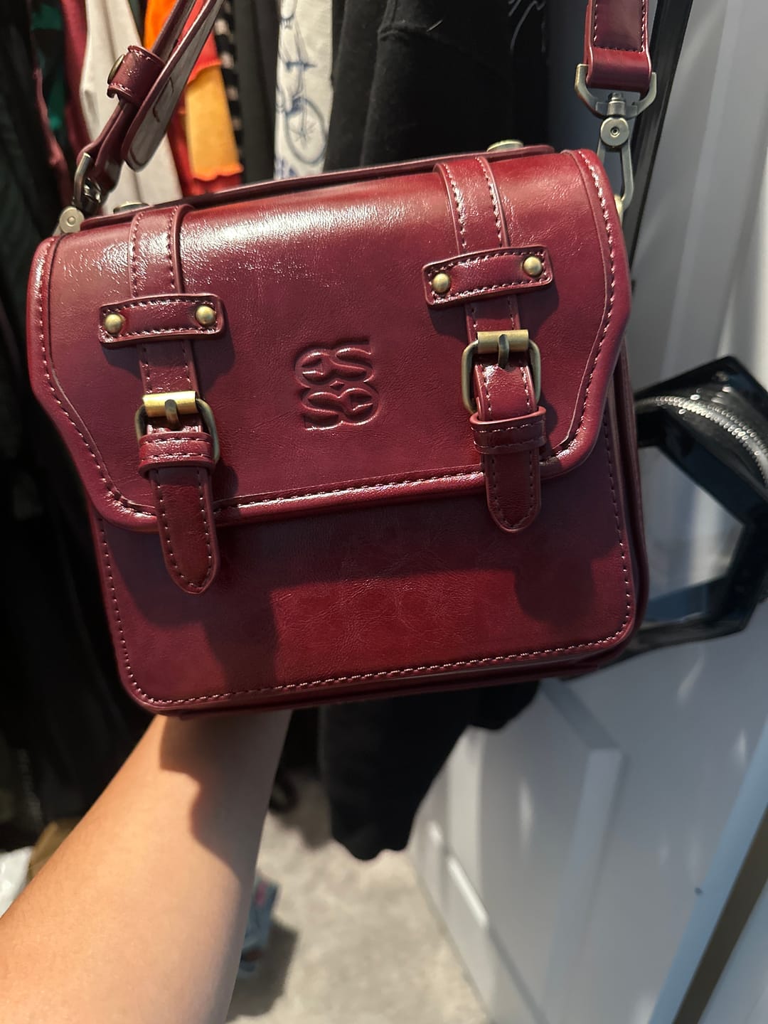 Customer photo review of Clara Vintage Shoulder Camera Bag