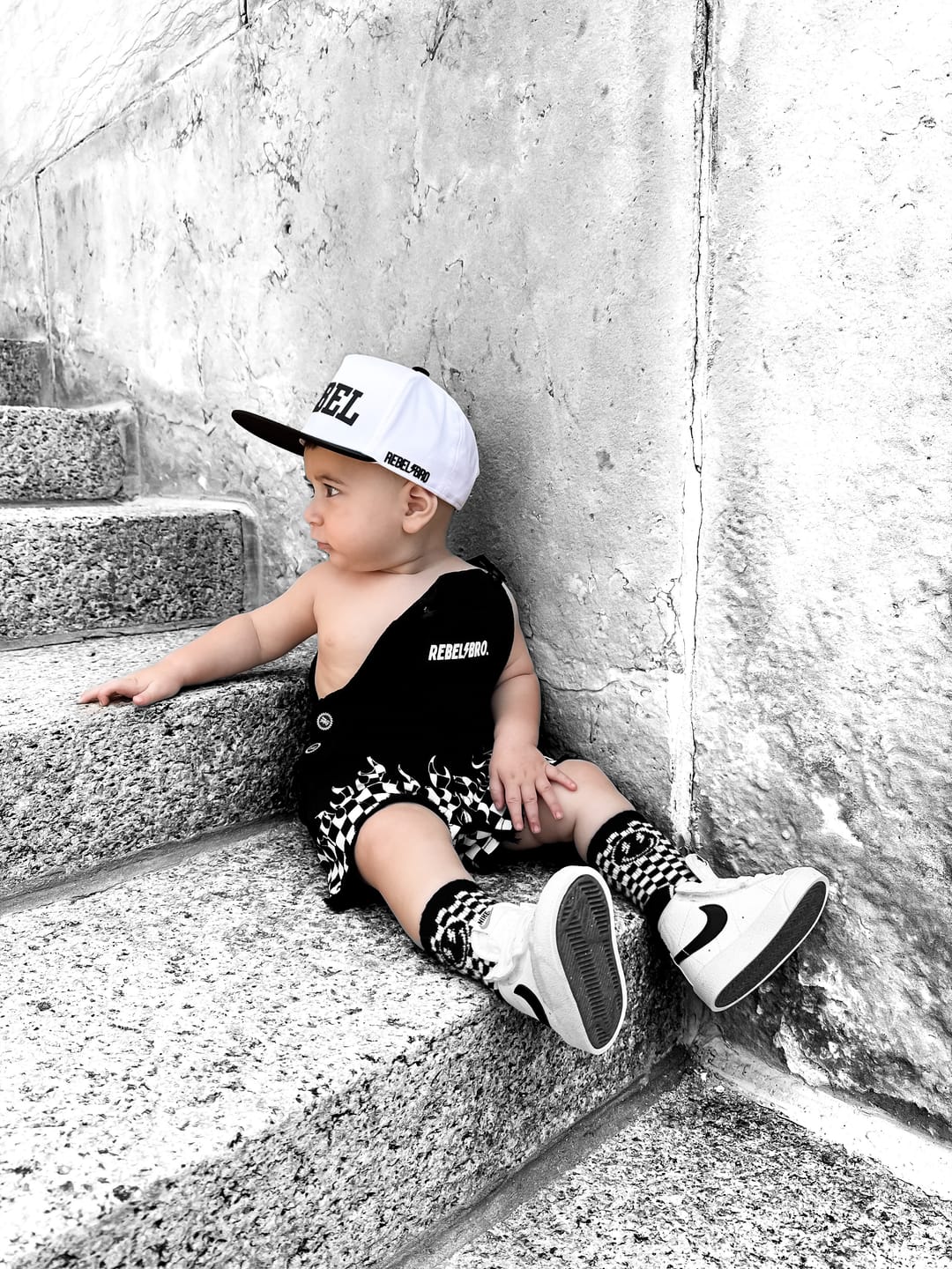 Customer photo review of Cut Off Overalls in Harley