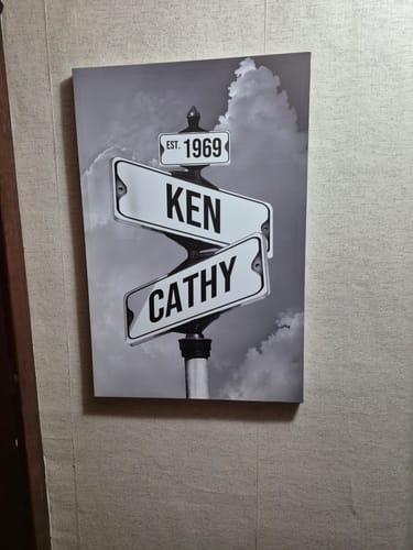 Customer photo review of COUPLES DATE OF LOVE by Cstm Canvas