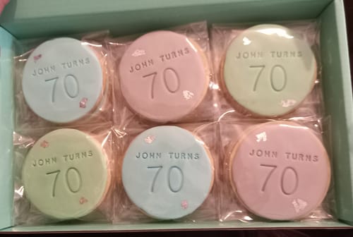 Customer photo review of Name Turns... Birthday Cookies