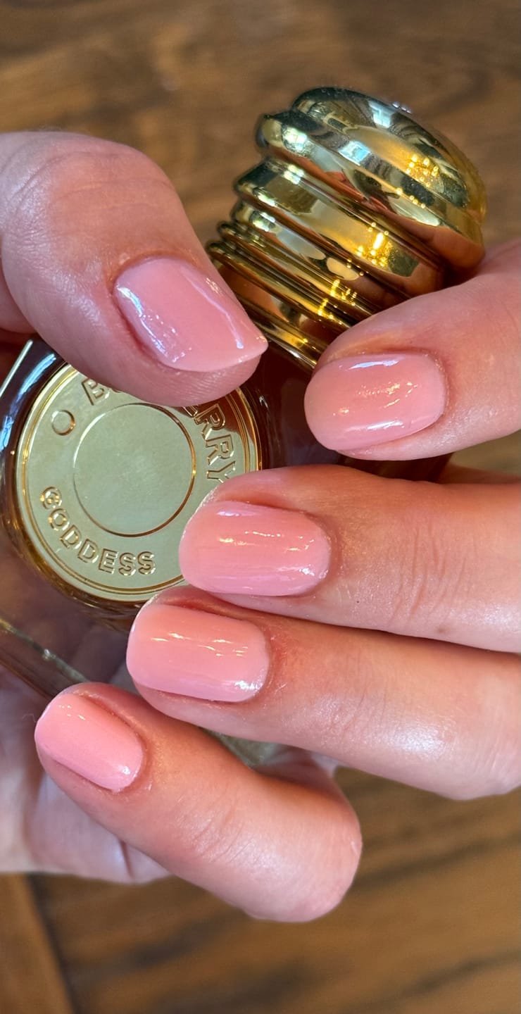 Customer photo review of Lovely Pink Dipping Powder