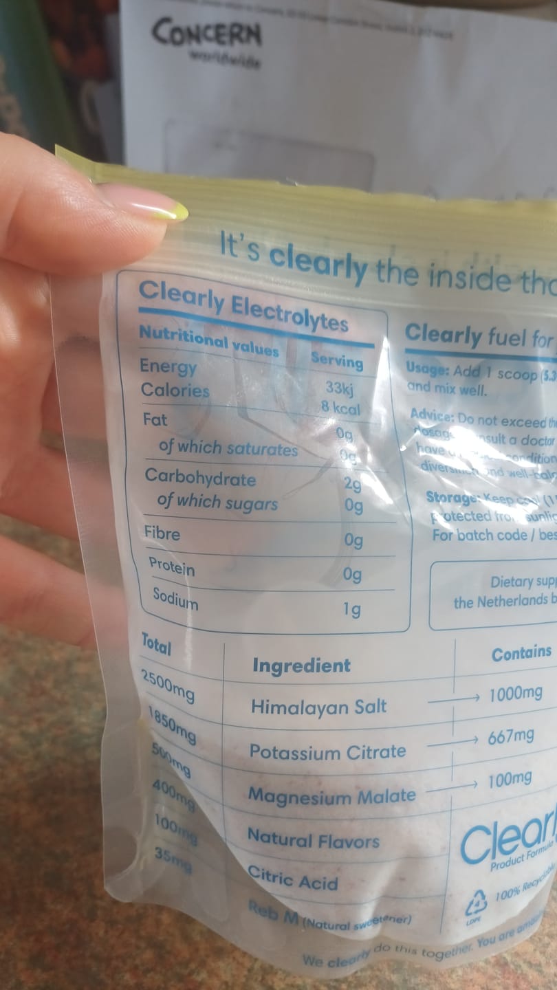 Customer photo review of Electrolytes