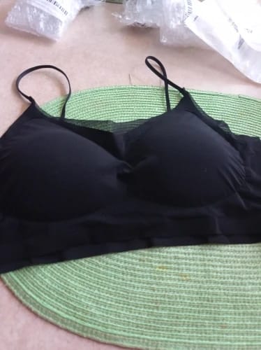 Customer photo review of Breeze Silk Halter Bra