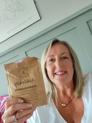 Customer photo review of Mushroom Gummies
