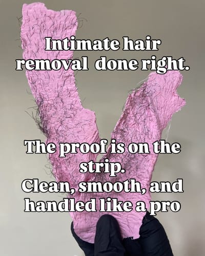 Customer photo review of Plumeria Hard Wax 1kg