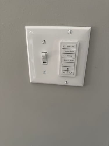 Customer photo review of TapTech Single/5-Channel Remote Wall Switch