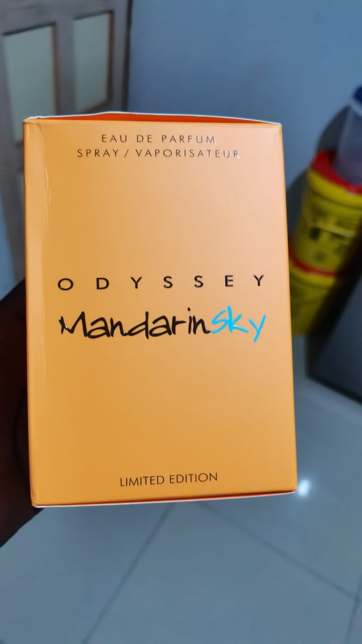 Customer photo review of Odyssey Mandarin Sky Armaf 100ml