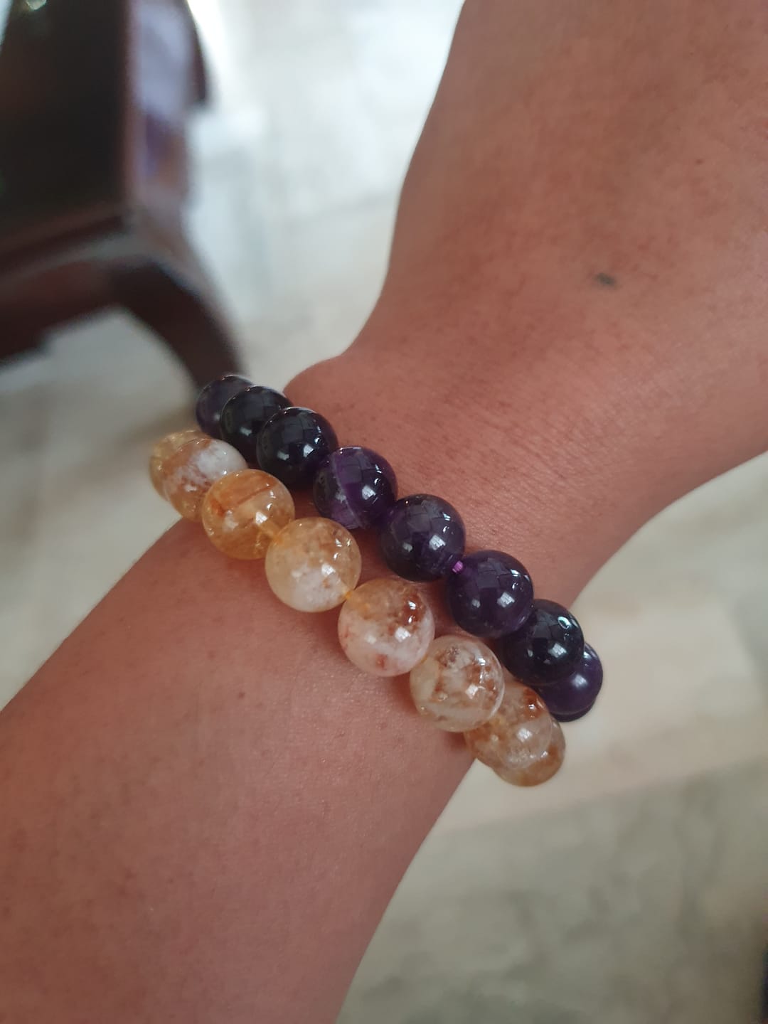 Customer photo review of Citrine Feng Shui Charm for Abundance - Success - Dispels Negativity