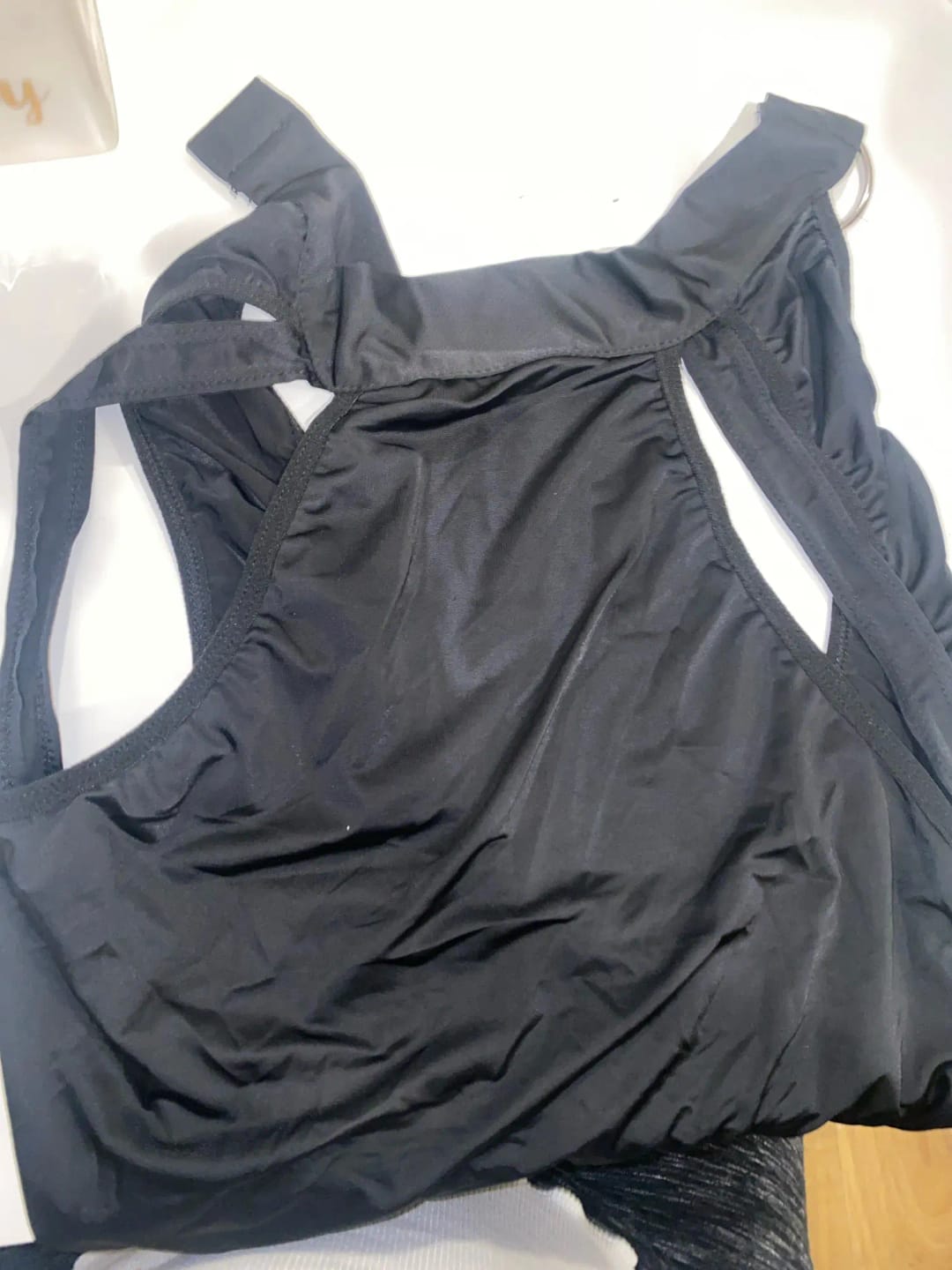 Customer photo review of Halo Ring Crotchless Bodysuit