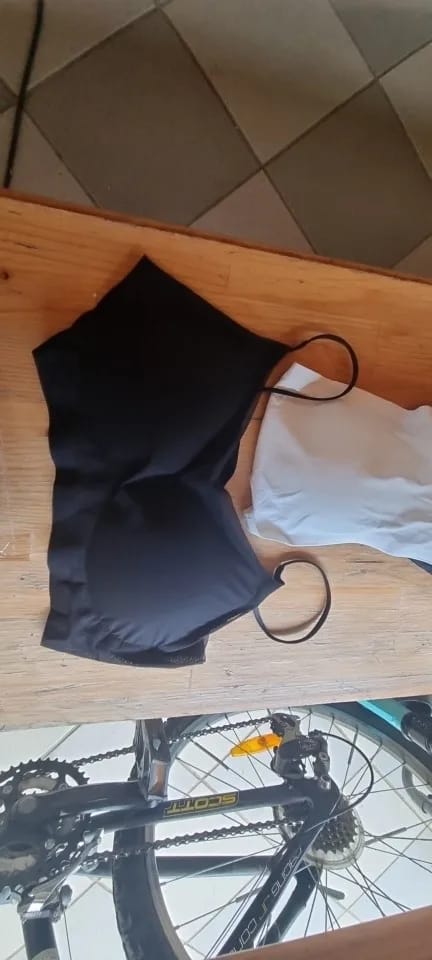 Customer photo review of Breeze Silk Halter Bra