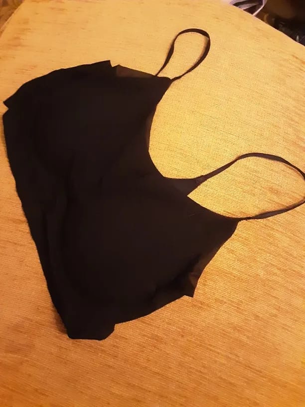 Customer photo review of Breeze Silk Halter Bra