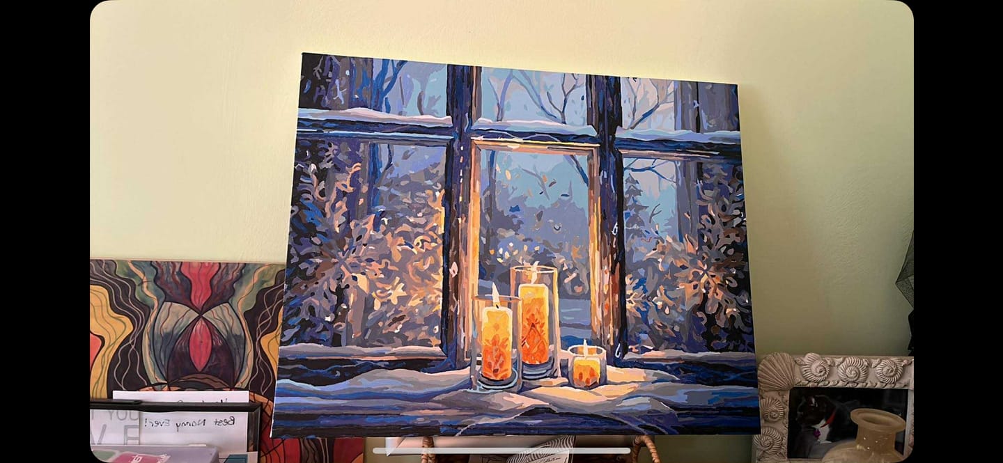 Customer photo review of Snow-Kissed Window