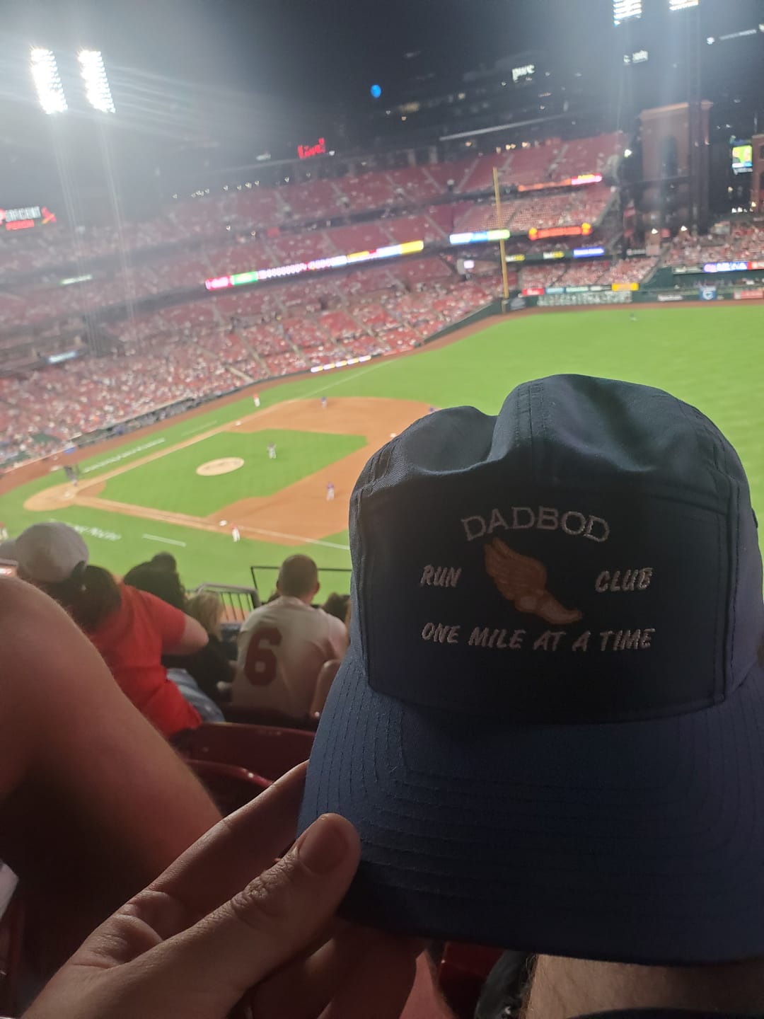 Customer photo review of Dadbod Running Athletic Hat