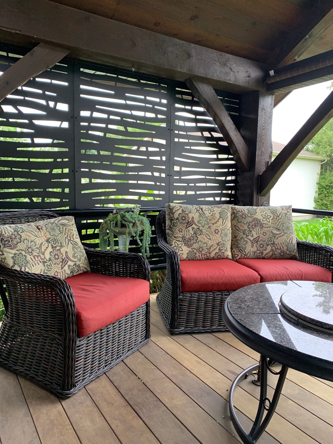 Customer photo review of Privacy Screen (Branch)
