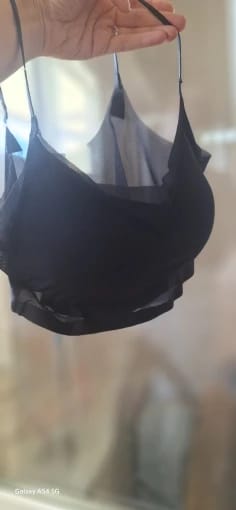 Customer photo review of Breeze Silk Halter Bra