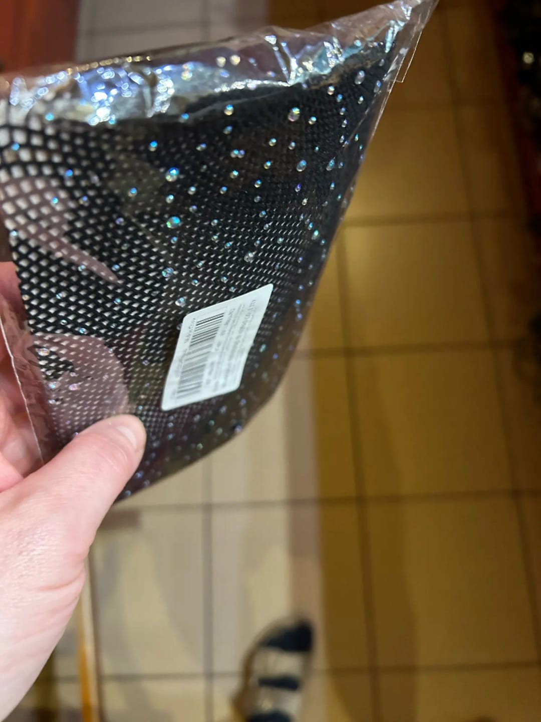 Customer photo review of Teasing style Crotchless Pantyhose