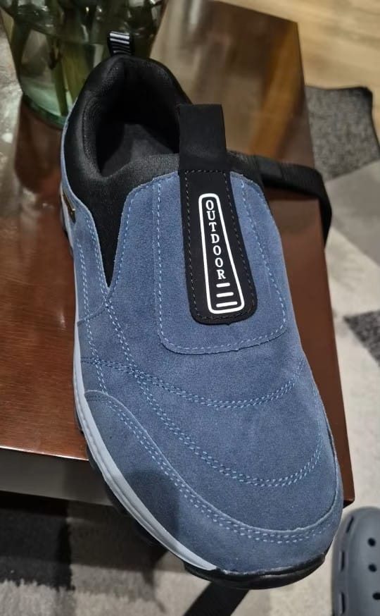 Customer photo review of Early Summer 49% Off🔥 Men's Waterproof Orthopedic Slip-on Walking Shoes