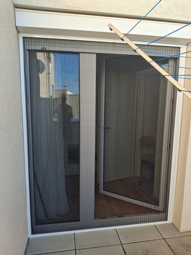 Customer photo review of Fliegengitter zum Schieben