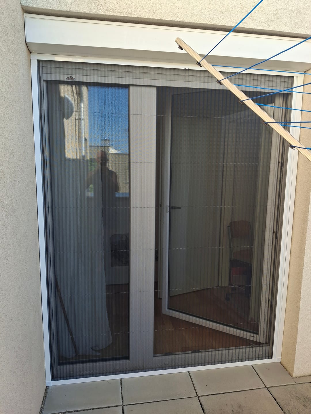Customer photo review of Fliegengitter zum Schieben