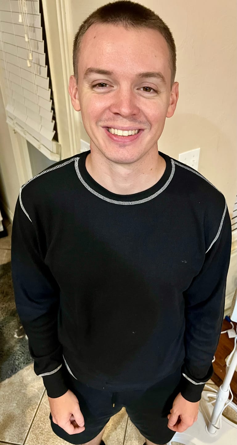 Customer photo review of 80Eighty® HeartCars Thermal Shirt