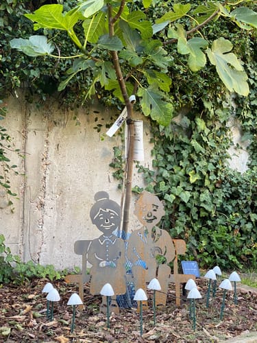 Customer photo review of Gartenstecker Oma & Opa