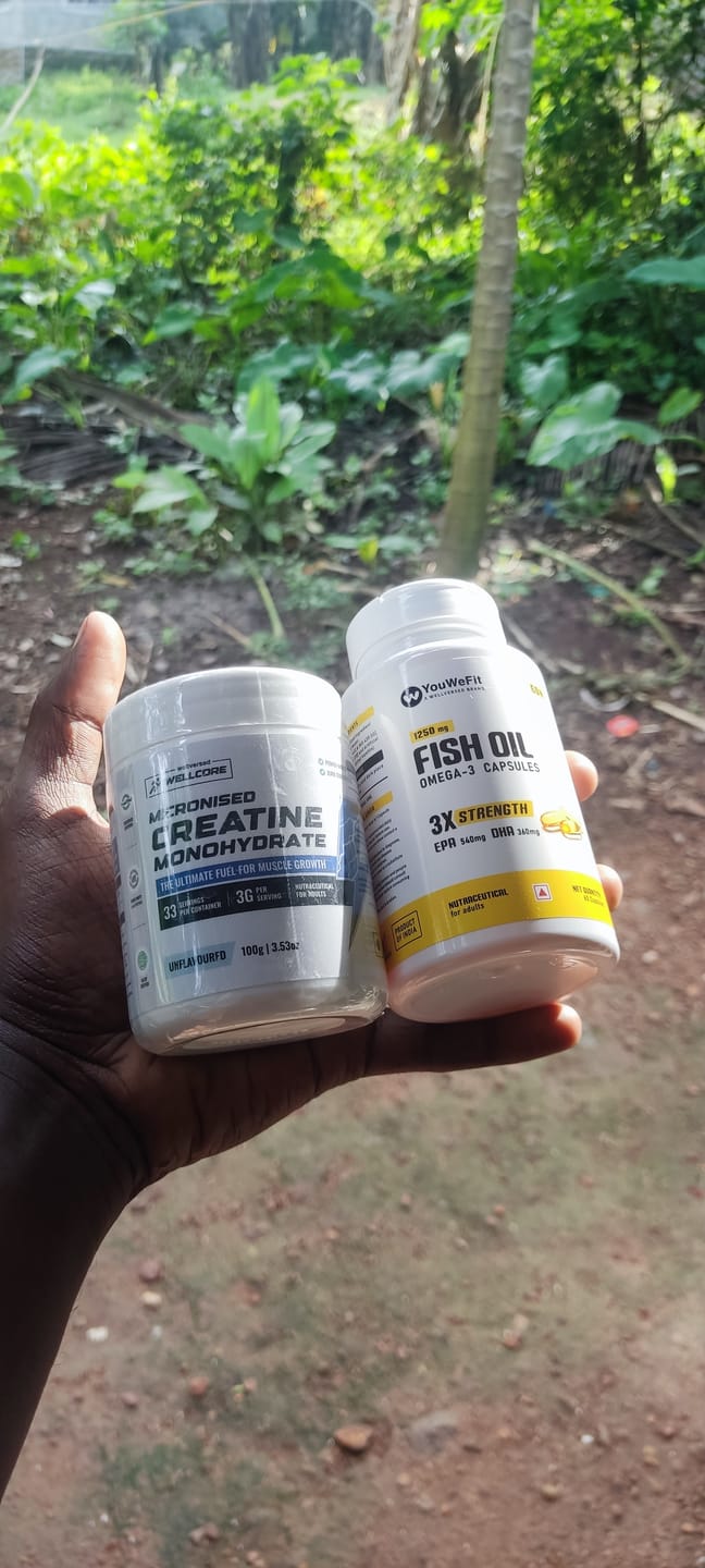 Customer photo review of Wellcore - Pure Micronised Creatine Monohydrate | Kiwi Kick (307g, 83 Servings)  + Premium Gym Vest