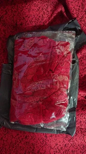 Customer photo review of Marielle Crotchless Bodysuit
