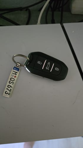 Customer photo review of Kennzeichen Schlüsselanhänger Mini Nummernschild Metall