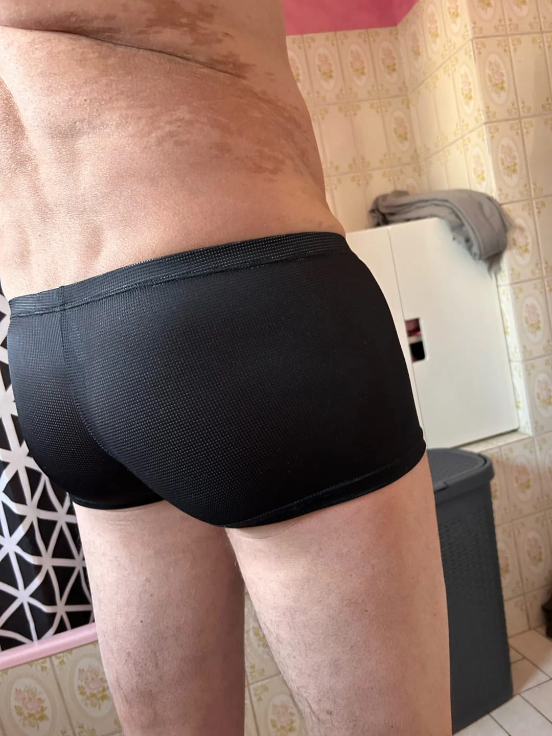 Customer photo review of Mens Eclipse Mesh Boxer