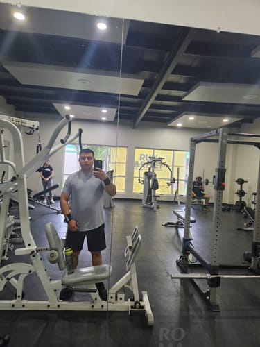 Customer photo review of Training Sport Tee - Light Gray