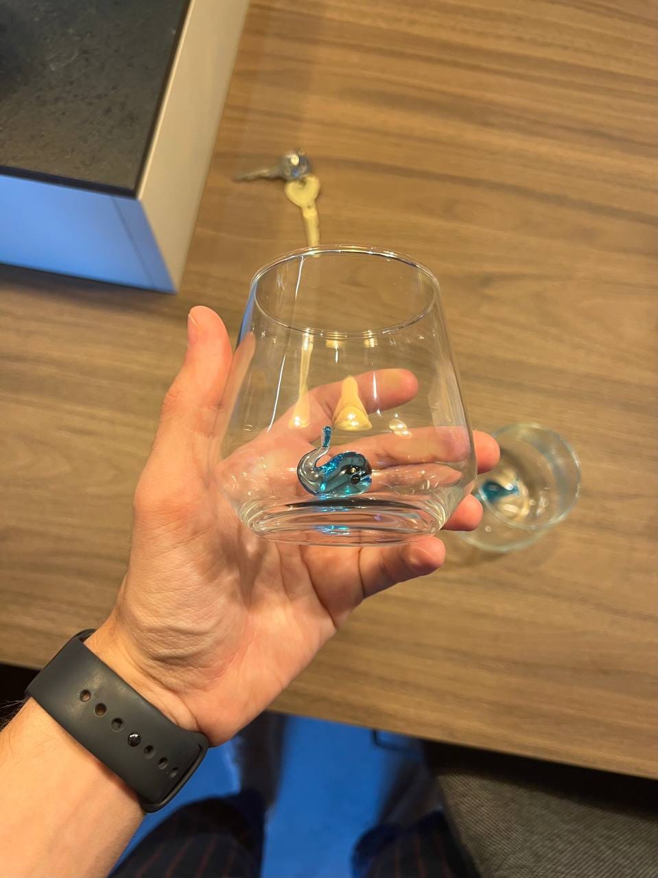 Customer photo review of Whale Glass