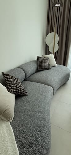 Customer photo review of 45*45 Mario Wool Blend Cushion - ECC084