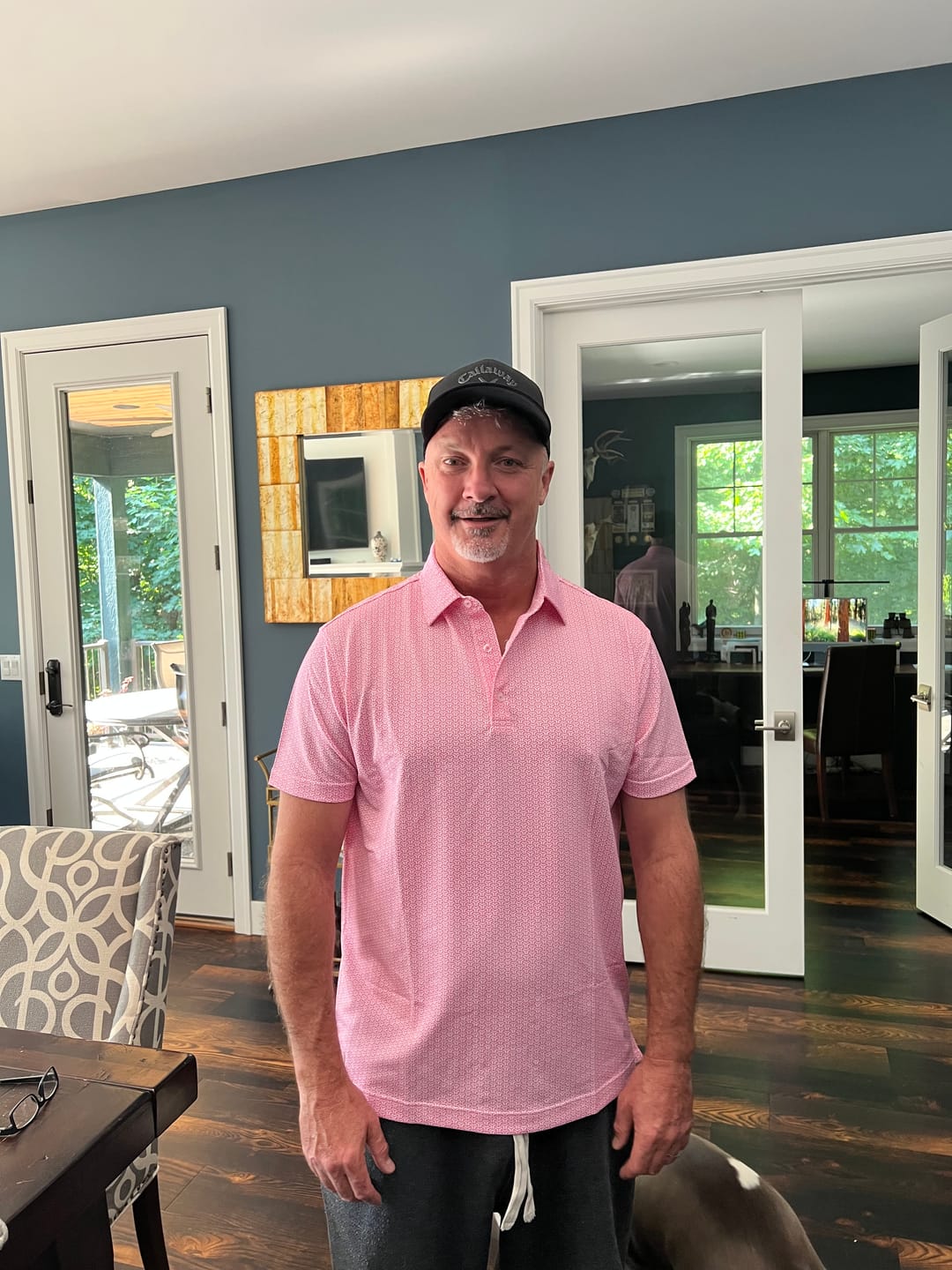 Customer photo review of Pique Stretch Polo