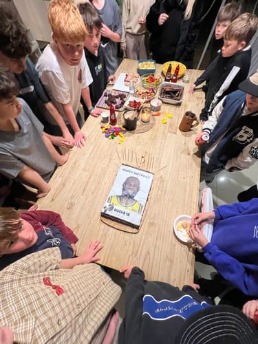 Customer photo review of A3 Rectangle Custom Edible Icing Image