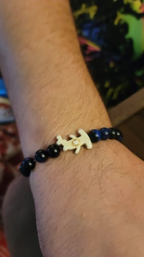 Customer photo review of The Shark Week Bracelet