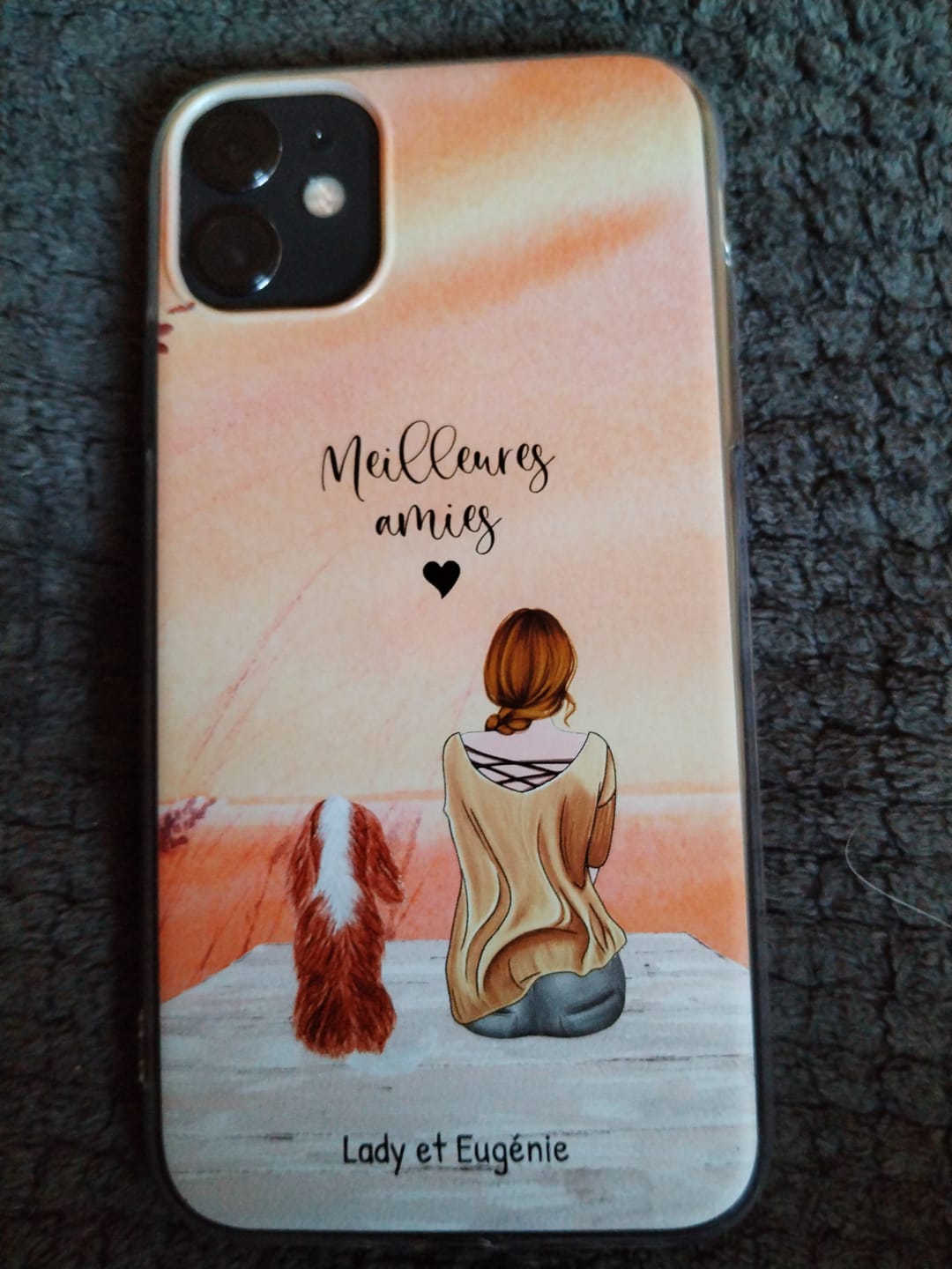 Customer photo review of Meilleurs amis - Coque de téléphone personnalisée
