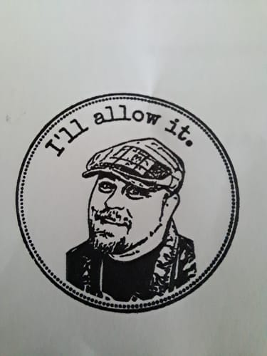 Customer photo review of Face Stamp﹘ Self-Inking Stamp