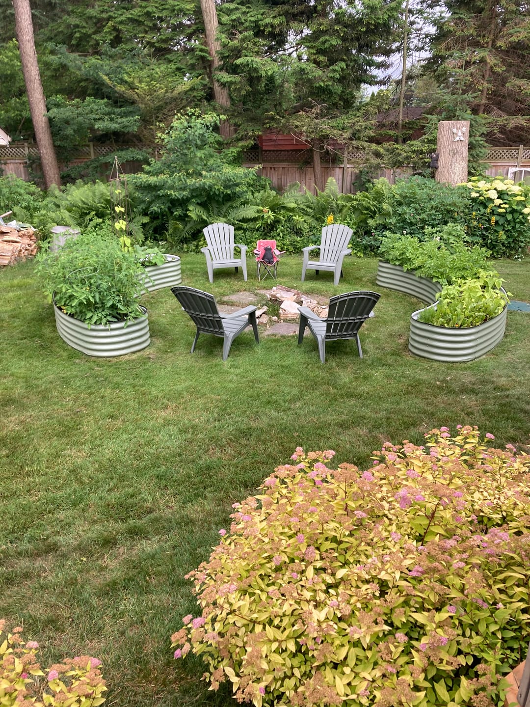 Customer photo review of 17" Tall Crescent