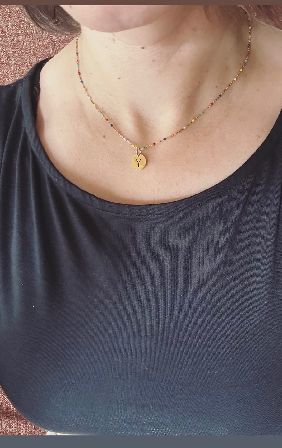 Customer photo review of Collar Letras ABC