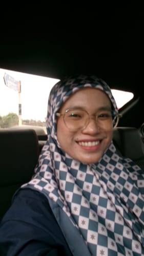 Customer photo review of Monogram Square (Navy Blue)