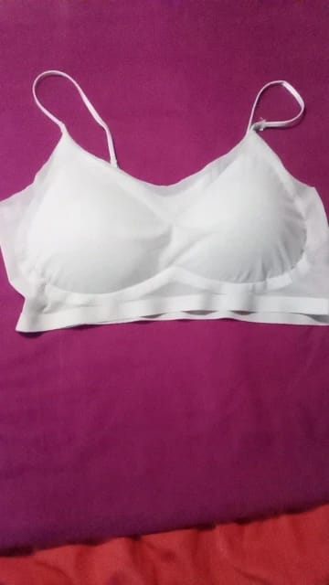 Customer photo review of Breeze Silk Halter Bra