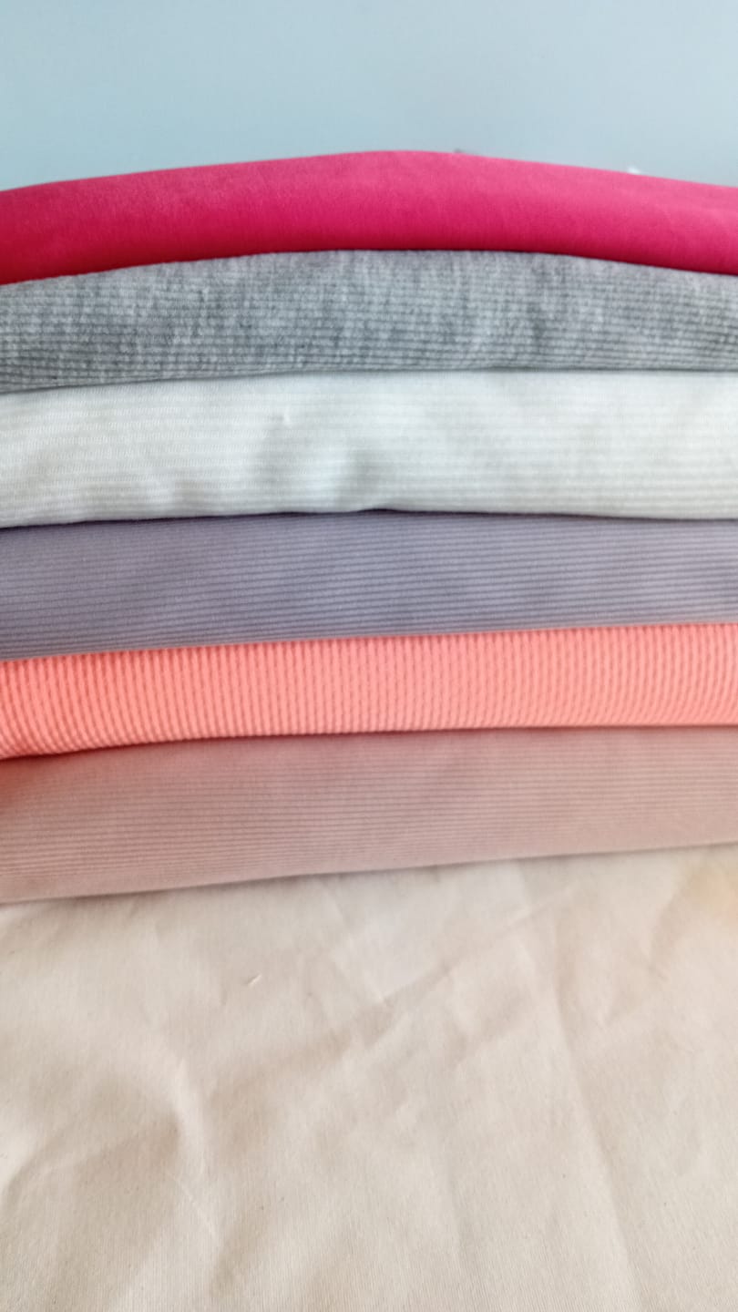 Customer photo review of Lucky Dip Deal- Plain Stretch Fabric (Stock Limited)