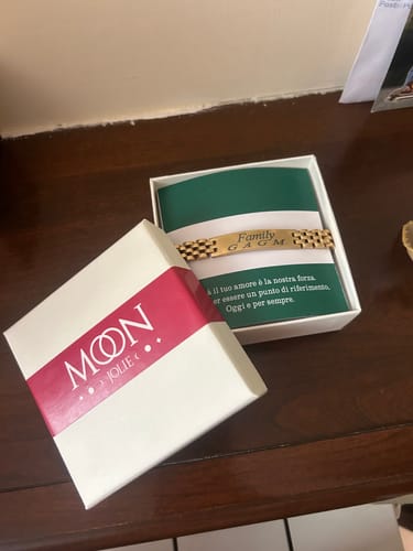 Customer photo review of Bracciale da uomo con maglia orologio di lusso personalizzabile