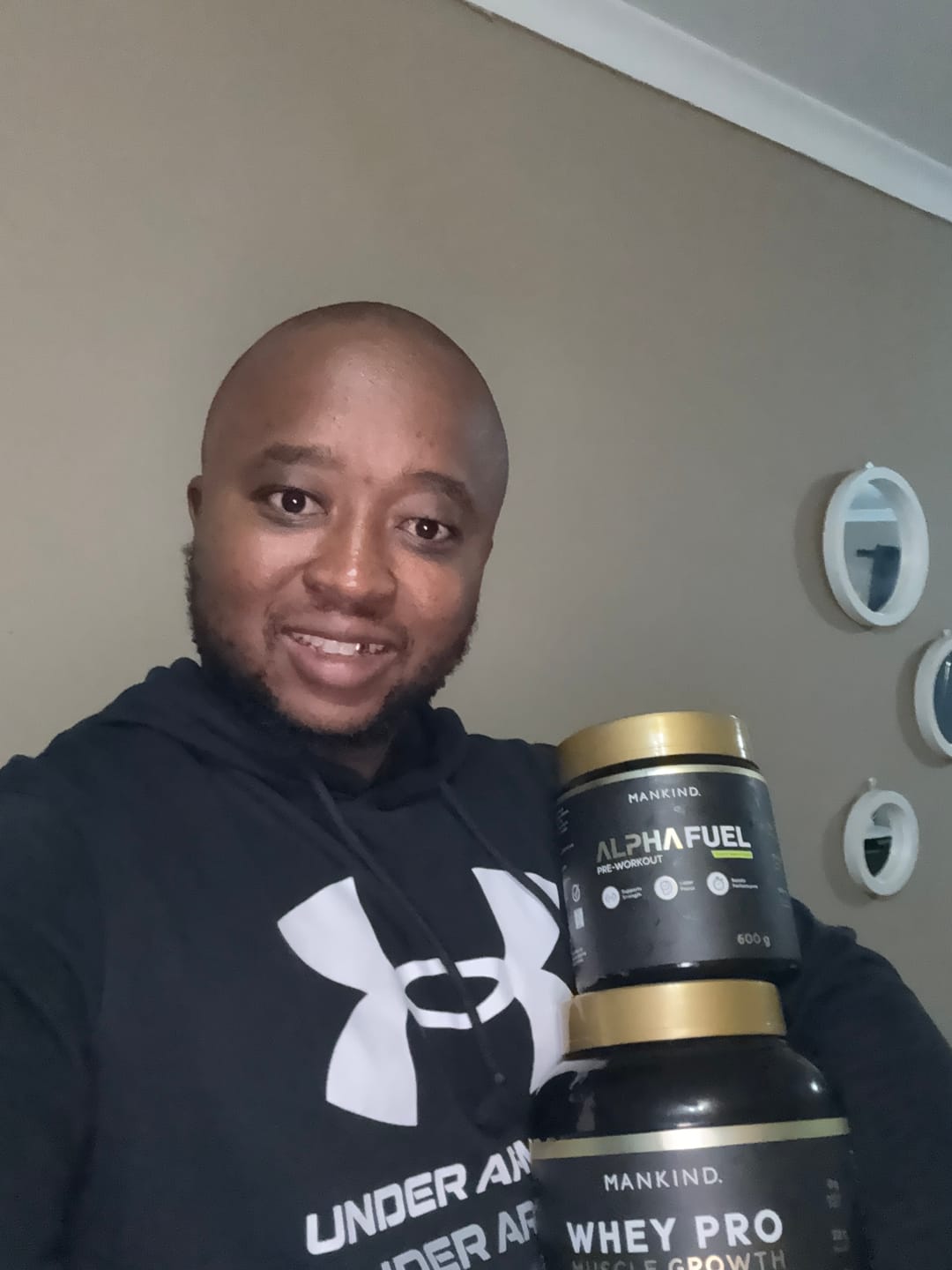 Customer photo review of Whey Pro Muscle Growth & AlphaFuel Bundle