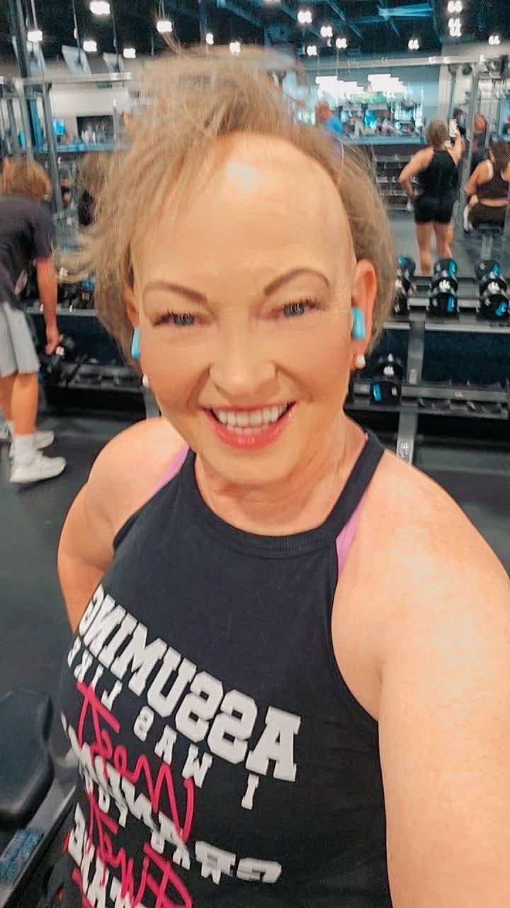 Customer photo review of Assuming I Was Like Most Grandmas Rocker Tank