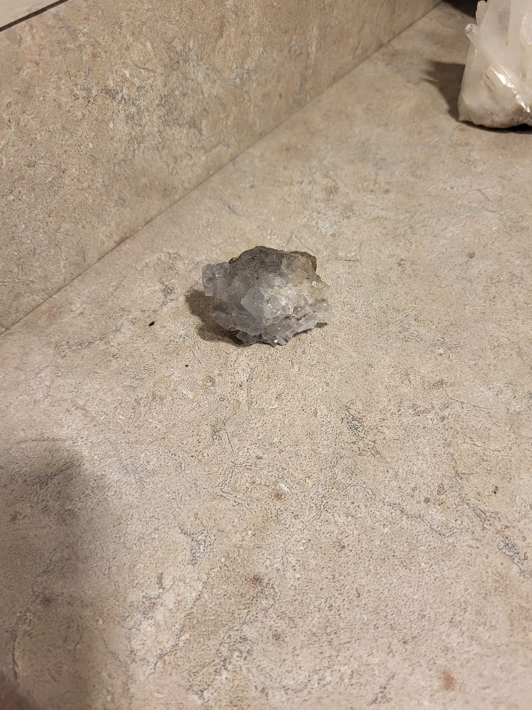 Customer photo review of Natural Celestite Cluster