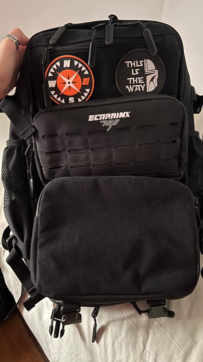 Customer photo review of Mochila Pro Series 45L Black