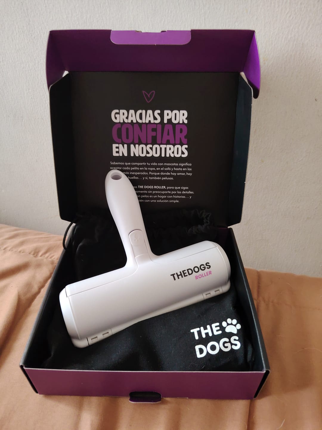Customer photo review of THE DOGS Roller: Elimina pelos y pelusas